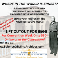 Ernest Holmes 1 Foot Cutout