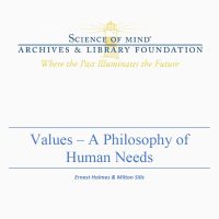 Values - A Philosophy of Human Needs